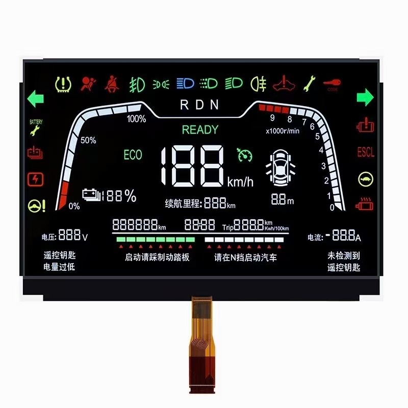 Industrial LCD display module manufactured in India