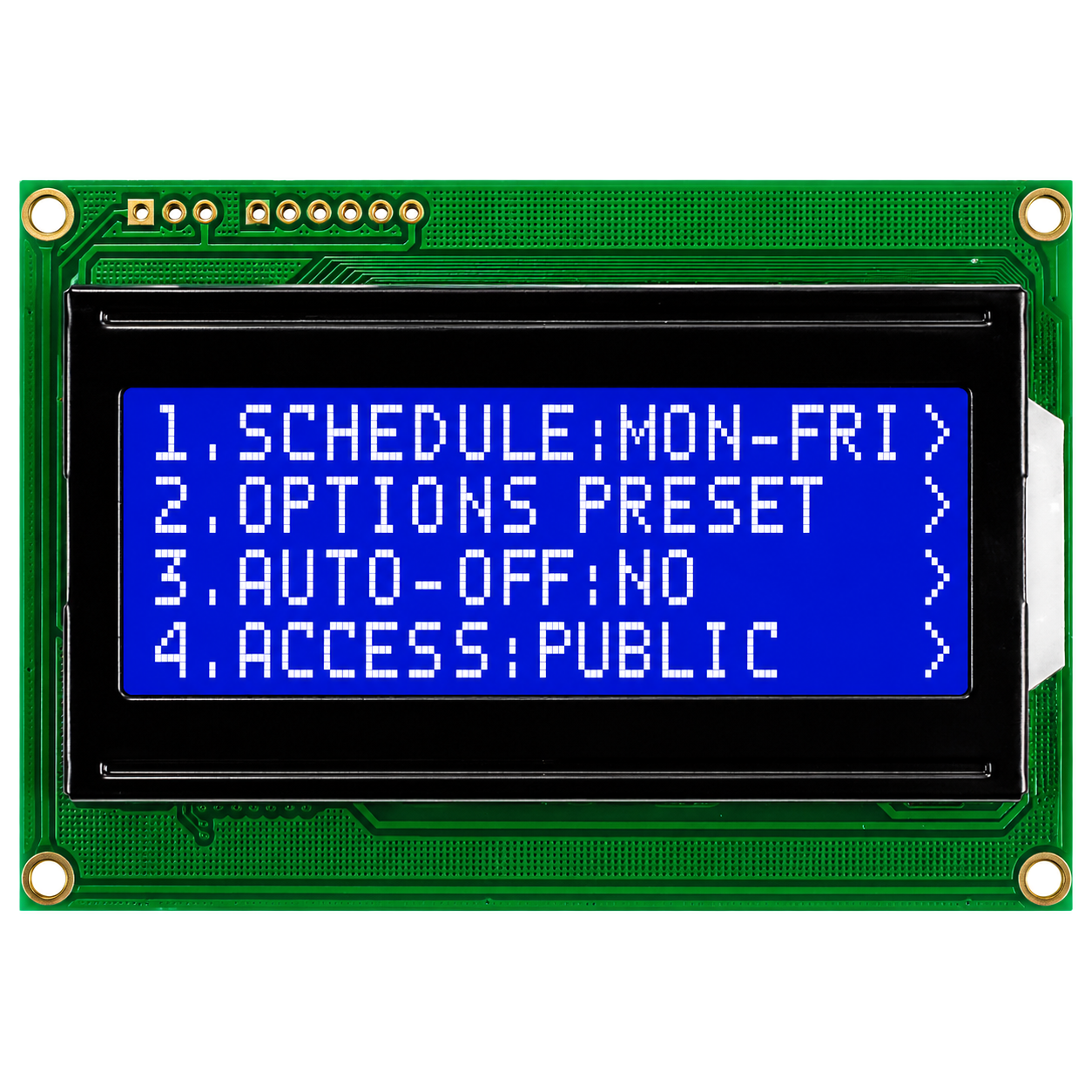 High quality LCD display module for embedded systems